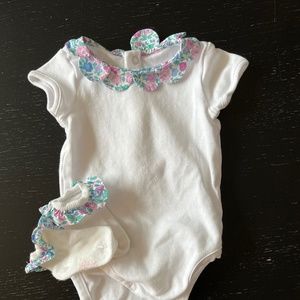 Baby girl Onesie and socks